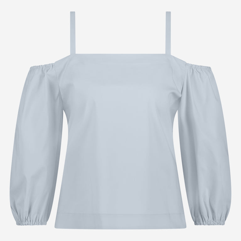 Samira cotton mix top | Light Blue