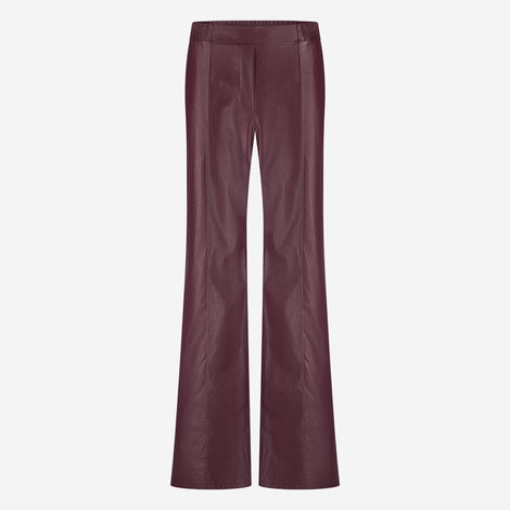 Thera eco leather pants | Bordo