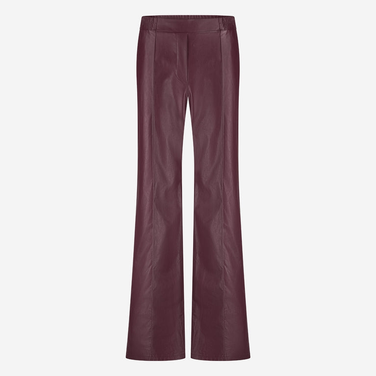 Thera eco leather pants | Bordo