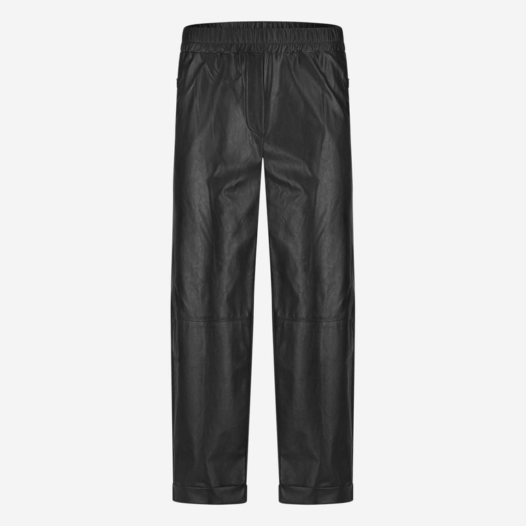Daphne eco leather pants | Black