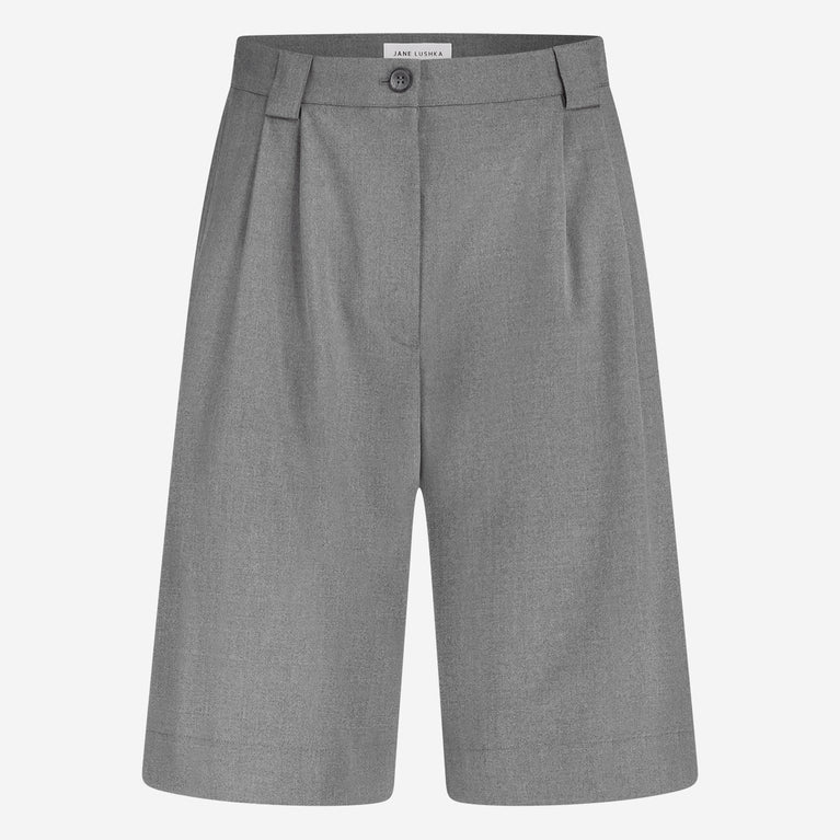 Monna viscose short pants | Dark Grey
