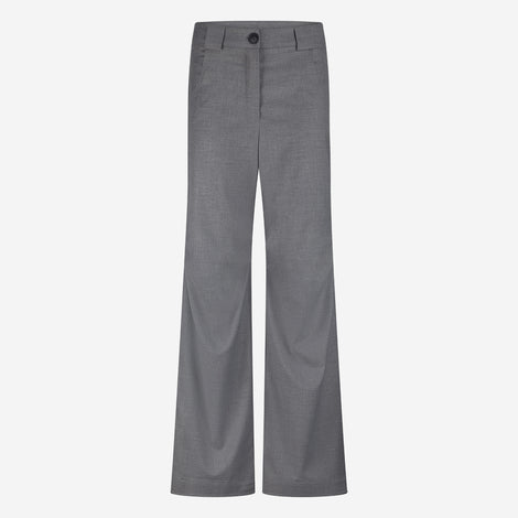 Lassy viscose pants | Light grey