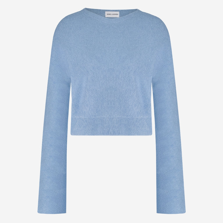 Pullover seamless viscose NB2167 | Light Blue