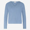 Pullover shiny viscose NB2470 | Light Blue