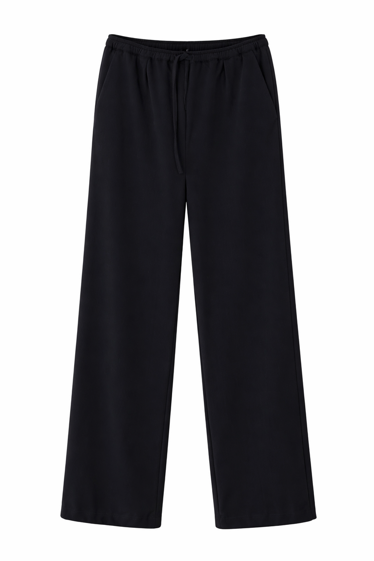 Nola wide-leg pants | Dark Blue
