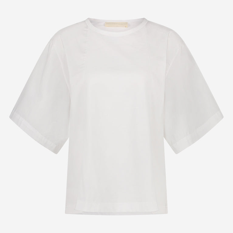 Carry mix cotton top | White