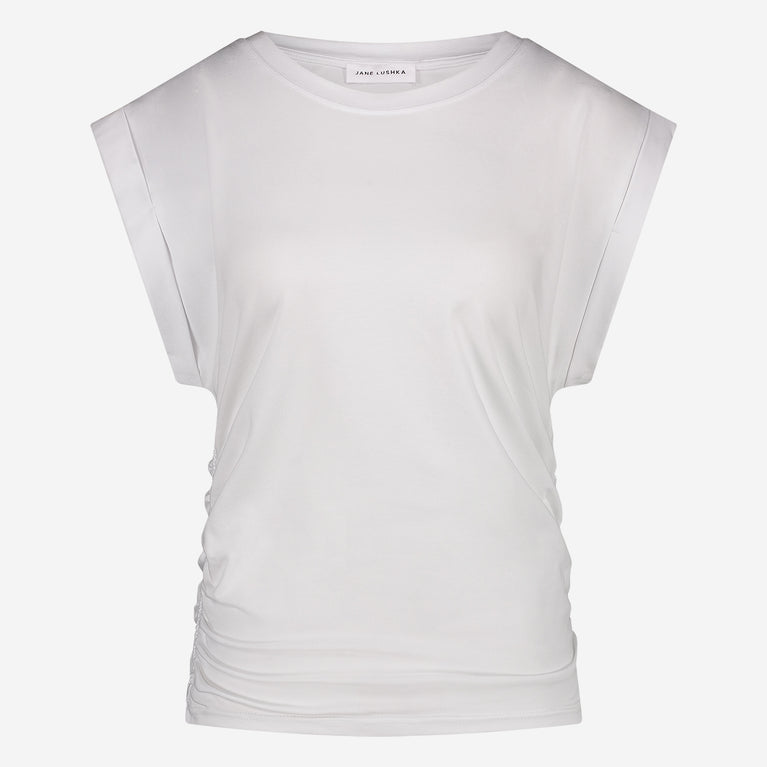 Top cotton elastane | White