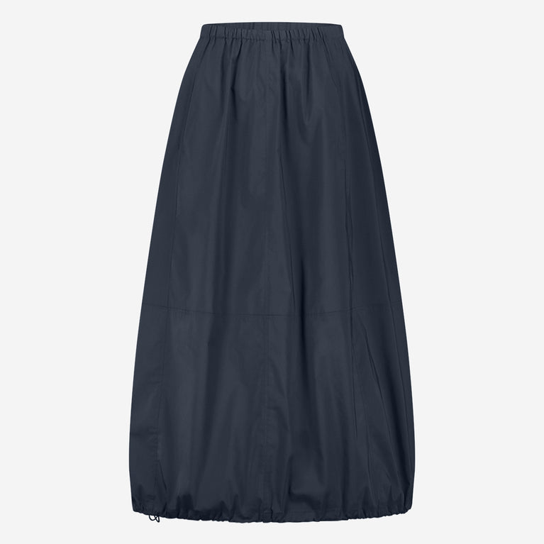 Maud cotton poplin skirt | Blue