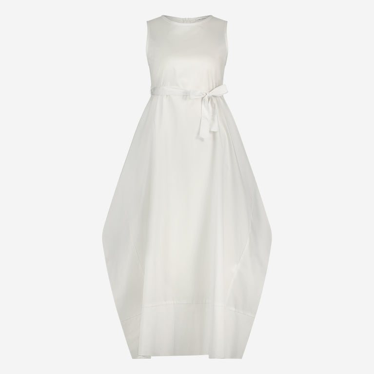 Poplin dress T747 | White