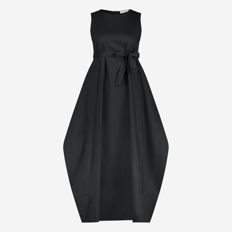 Poplin dress T747 | Black