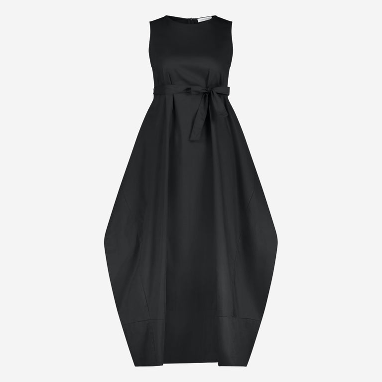 Poplin dress T747 | Black