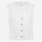 Kay vest technical jersey | White