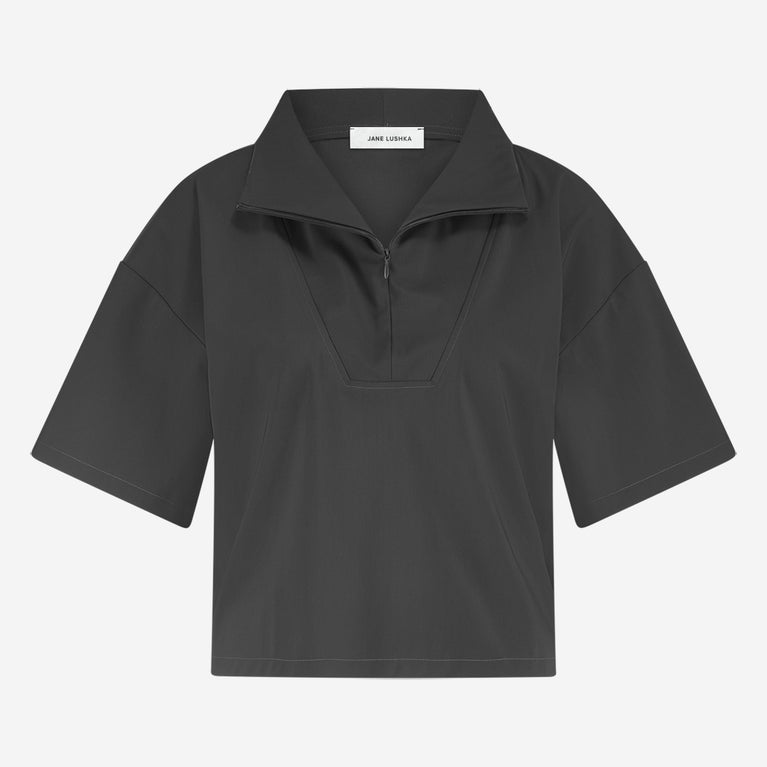 Leone blouse technical jersey | Grey