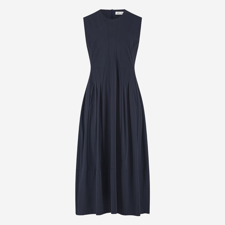 Heide dress technical jersey | Blue