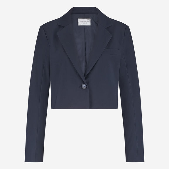 Estele structure technical jersey blazer | Blue