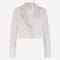 Estele structure technical jersey blazer | Sand
