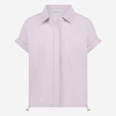 Renate blouse technical jersey | Light Pudra