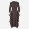 Denise dress technical jersey | Brown