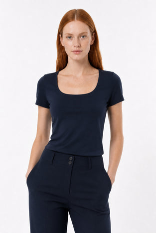 T-shirt Sara easy wear Maglia Tecnica | Blu