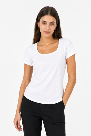 T-shirt Sara easy wear Maglia Tecnica | Bianco