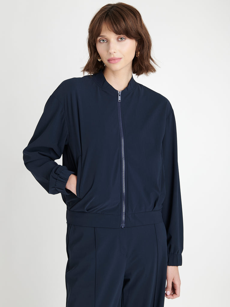 Sharon jacket brush tech jersey | Blue
