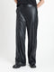 Thera eco leather pants | Black