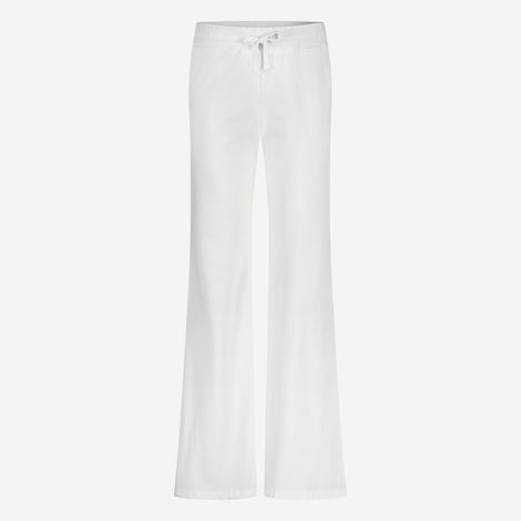 Carola structure technical jersey pants | White