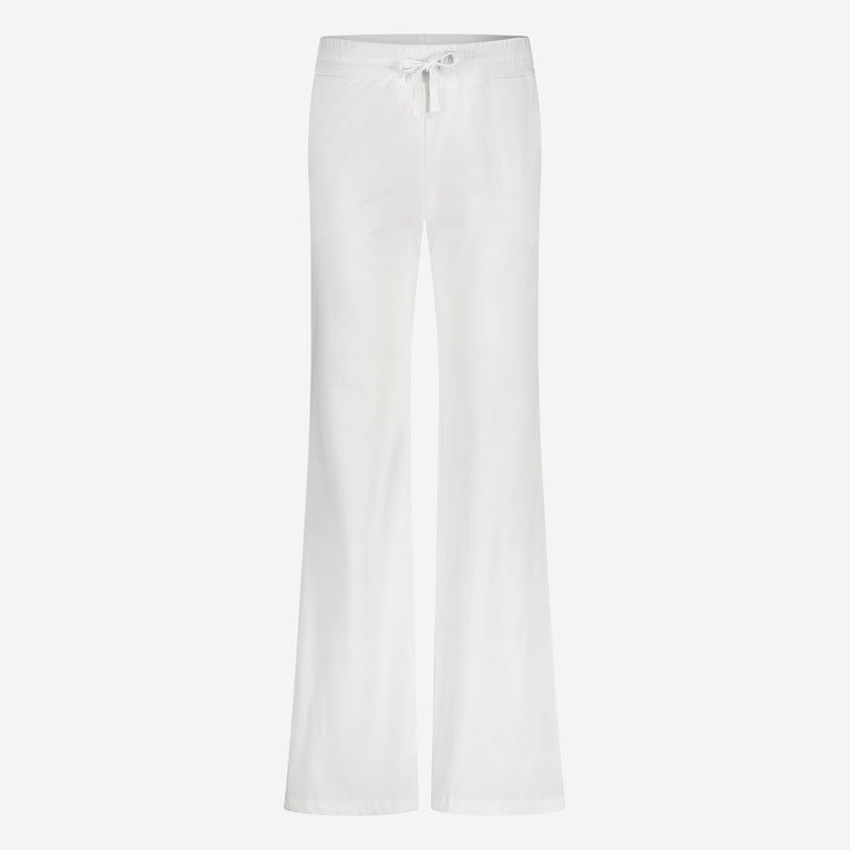 Carola structure technical jersey pants | White