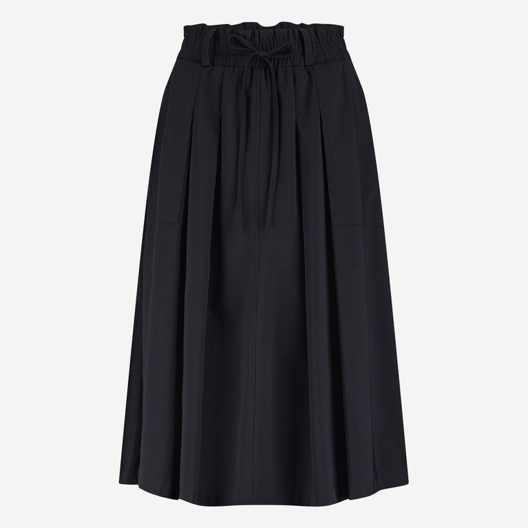 Raffaele skirt technical jersey | Black
