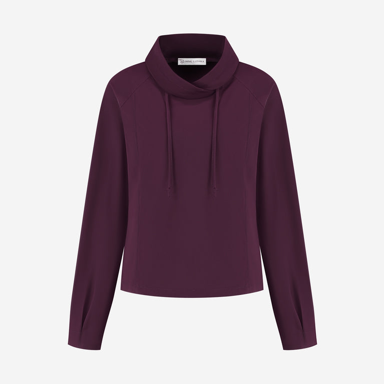 Maren top technical jersey | Cherry