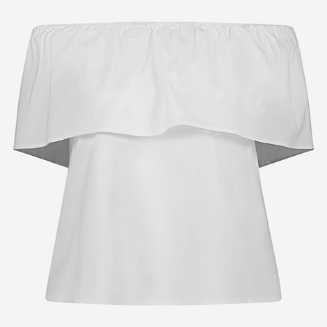 Diane top technical jersey | White