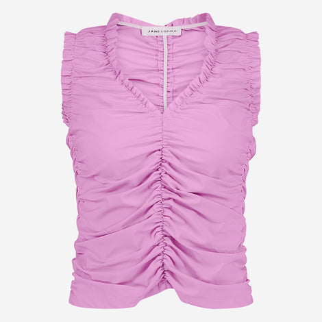 Romana top technical jersey | Pink