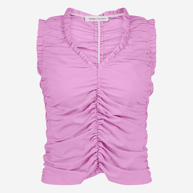 Romana top technical jersey | Pink