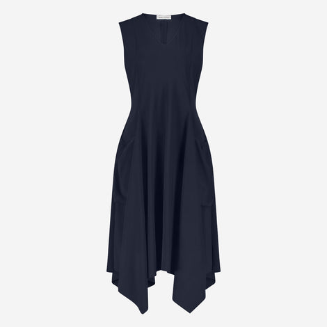 Caro WS dress technical jersey | Blue