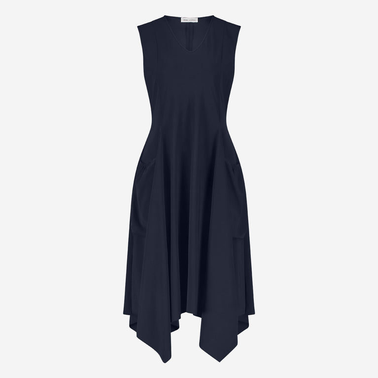 Caro WS dress technical jersey | Blue