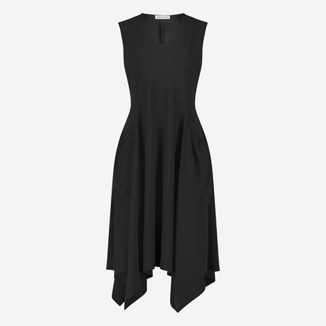 Caro WS dress technical jersey | Black