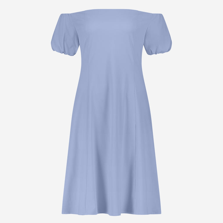 Goldie dress technical jersey | Mid Blue