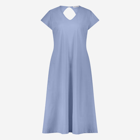 Fennela dress technical jersey | Mid Blue