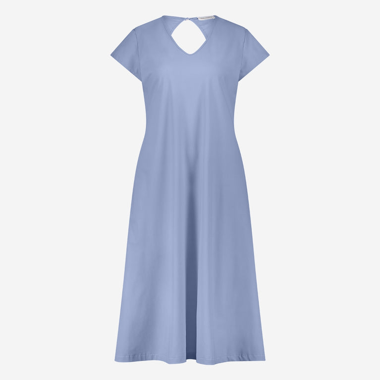 Fennela dress technical jersey | Mid Blue