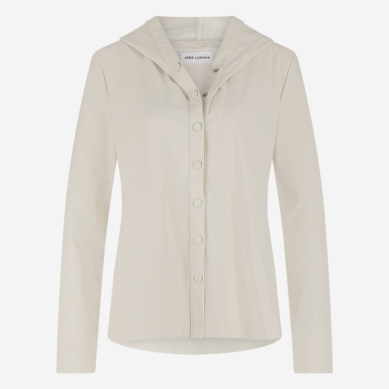 Veronica brush tech jersey blouse | Off White