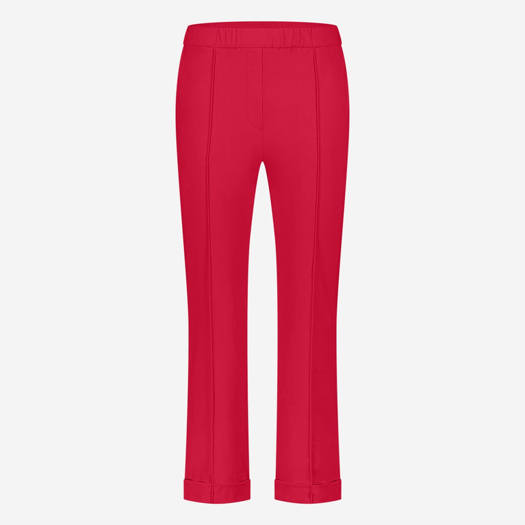 IrenaN structure technical jersey pants | Red