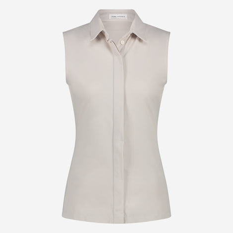 Kikkie blouse technical jersey WS | Sand