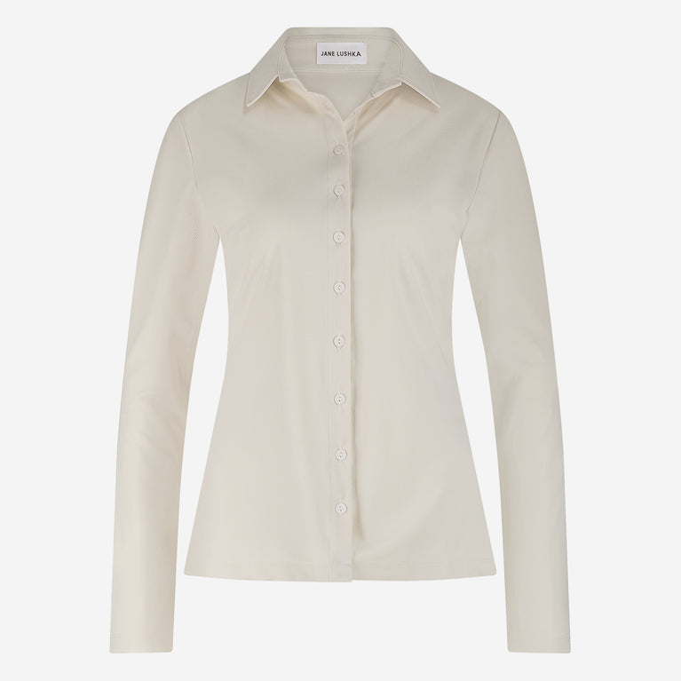 Kikkie blouse brush tech jersey | Off White