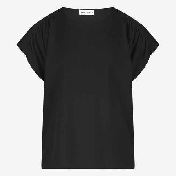 Britta structure technical jersey top | Black