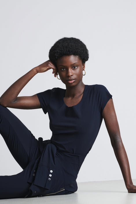 T-shirt Sara easy wear Maglia Tecnica | Blu