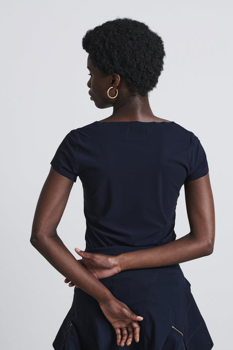 T-shirt Sara easy wear Maglia Tecnica | Blu