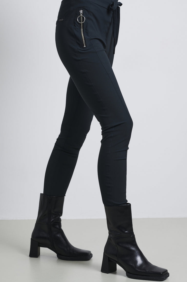 Pantaloni Anna - Maglia tecnica skinny fit | Grigio Notte