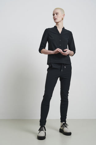 Pantaloni Anna - Maglia tecnica skinny fit | Grigio Notte