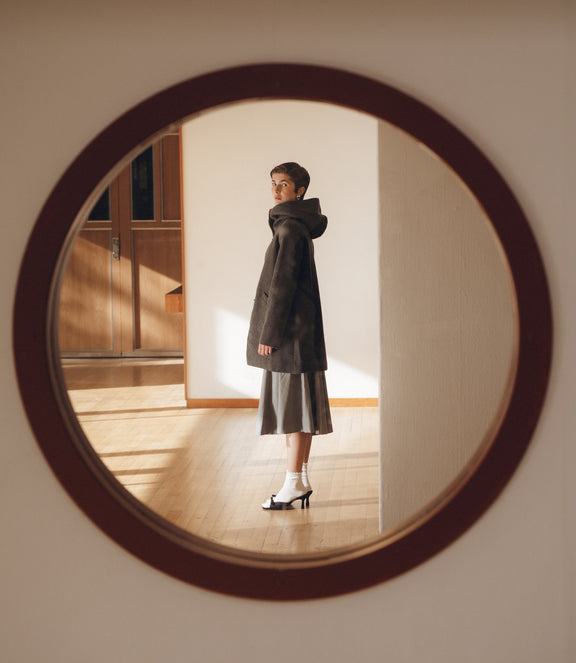 Irlanda hoody winter jacket | Dark Grey