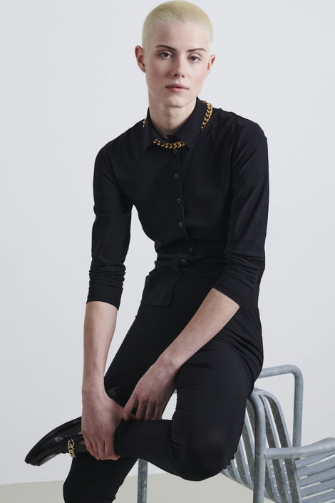 Blusa Betty easy wear Maglia Tecnica | Nero